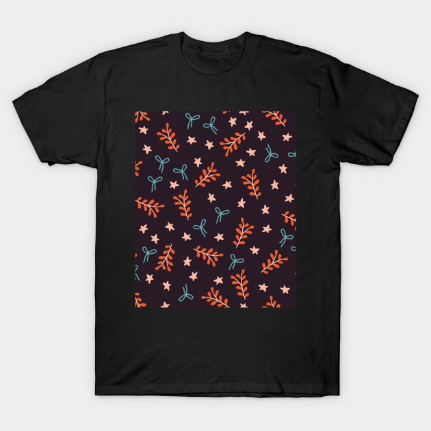 Christmas Decoration Pattern T-Shirt by FaelynArt